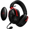 HyperX Cloud III S Ασύρματο Over Ear Gaming Headset με σύνδεση Bluetooth / USB Black/Red for Nintendo Switch / PC / PS5
