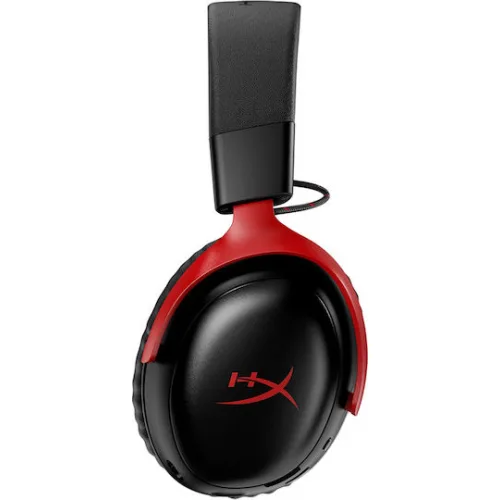 HyperX Cloud III S Ασύρματο Over Ear Gaming Headset με σύνδεση Bluetooth / USB Black/Red for Nintendo Switch / PC / PS5