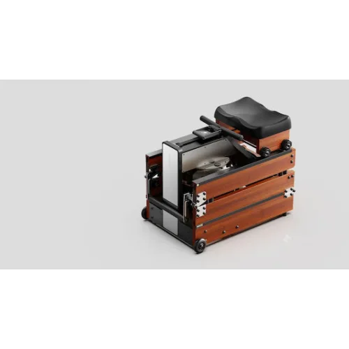 KingSmith Tri-Fold Water Rower Wooden Οικιακή Κωπηλατική Νερού