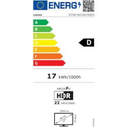 Lenovo 64B3GAT2EU Monitor 27" QHD 2560x1440