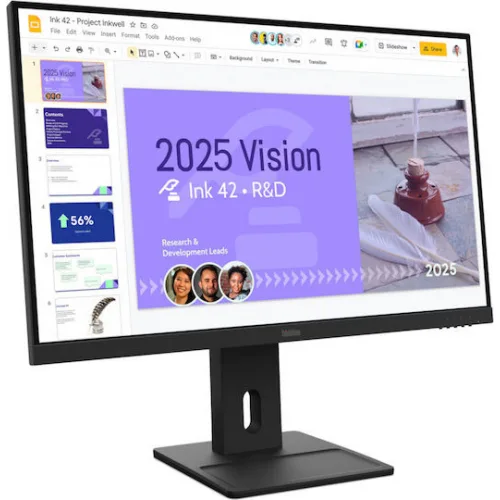 Lenovo ThinkVision E27q-20 IPS Monitor 27" QHD 2560x1440 με Χρόνο Απόκρισης 4ms GTG