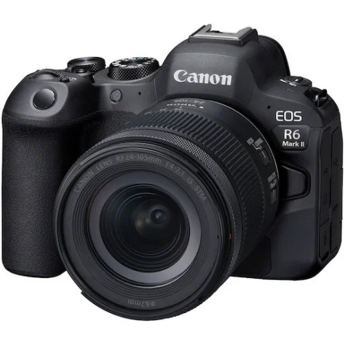 Canon EOS R6 Mark II Mirrorless Φωτογραφική Μηχανή Kit (RF 24-105mm F4-7.1 IS STM) Μαύρη