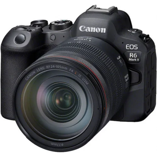 Canon EOS R6 Mark II Mirrorless Φωτογραφική Μηχανή Kit (RF 24-105mm F4L IS USM) Μαύρη