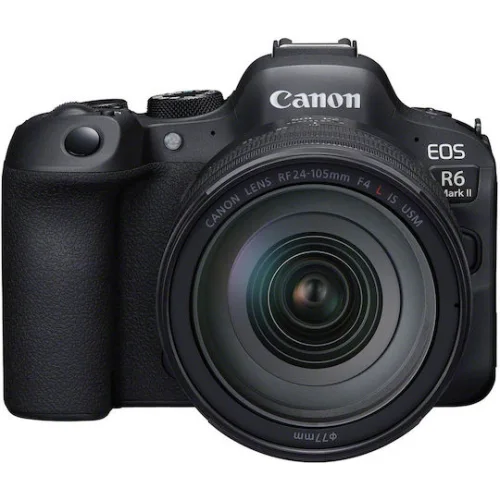 Canon EOS R6 Mark II Mirrorless Φωτογραφική Μηχανή Kit (RF 24-105mm F4L IS USM) Μαύρη