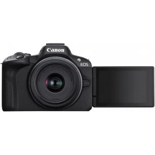 Canon EOS R50 Mirrorless Φωτογραφική Μηχανή Kit (RF-S 18-45mm f/4.5-6.3 IS STM) Μαύρη