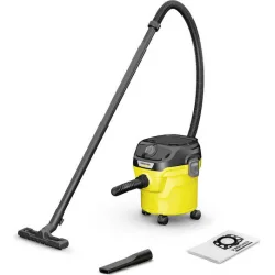 Karcher KWD 1 W V-12/2/18 Σκούπα Υγρών / Στερεών 1000W με Πλαστικό Κάδο 12lt