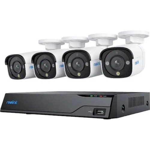Reolink Σύστημα Παρακολούθησης 4 Ασύρματων Καμερών IP 8MP με Καταγραφικό NVR & Σκληρό Δίσκο 2TB
