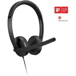 Lenovo Wired Stereo Gen 2 On Ear Multimedia Ακουστικά με μικρόφωνο και σύνδεση USB-A Lenovo Wired Stereo Gen 2 On Ear Multimedia Ακουστικά με μικρόφωνο και σύνδεση USB-A