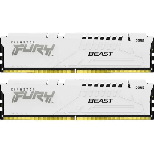 Kingston Fury Beast DDR5 32GB RAM με 2x16GB Modules και Ταχύτητα 5200 για Desktop