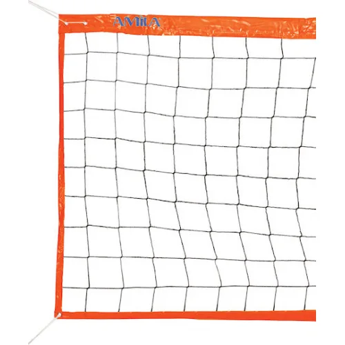 AMILA Δίχτυ Beach Volley 9.5m x 1.0m Orange