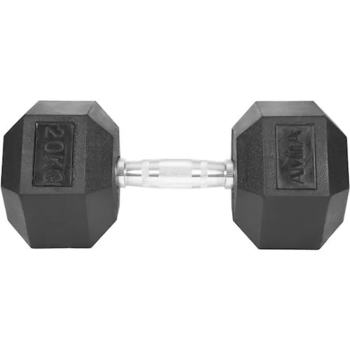 AMILA Βαράκι Εξάγωνο Λαστιχένιο 1 x 20kg