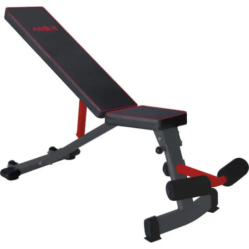 AMILA Πάγκος Γυμναστικής Γενικής Χρήσης Ρυθμιζόμενος Χωρίς Ορθοστάτες