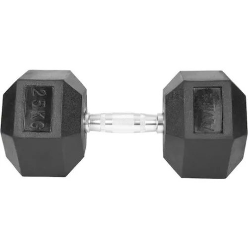 AMILA Βαράκι Εξάγωνο Λαστιχένιο 1 x 25kg