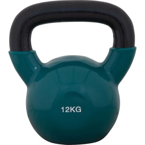 AMILA Kettlebell Βινυλίου 12kg Πράσινο