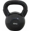 AMILA Kettlebell Βινυλίου 20kg Μαύρο