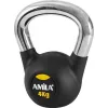 AMILA Kettlebell από Λάστιχο 20kg Μαύρο