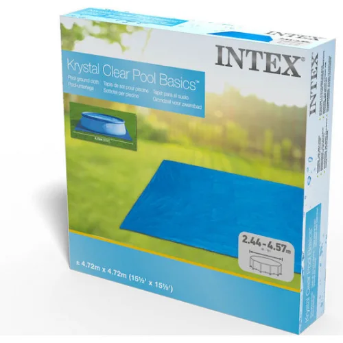 Intex Υπόστρωμα Πισίνας από Πλαστικό 472x472εκ. Μπλε