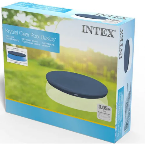 Intex Easy Set Αντηλιακό Προστατευτικό Κάλυμμα Πισίνας Στρογγυλό Διαμέτρου 305εκ. Μπλε Intex Easy Set Αντηλιακό Προστατευτικό Κάλυμμα Πισίνας Στρογγυλό Διαμέτρου 305εκ. Μπλε