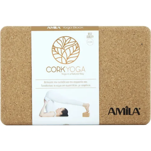 AMILA Yoga Block Καφέ