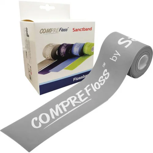 Sanctband CompreFloss Extra Heavy Λάστιχο Floss Band 5cm x 2m Γκρι