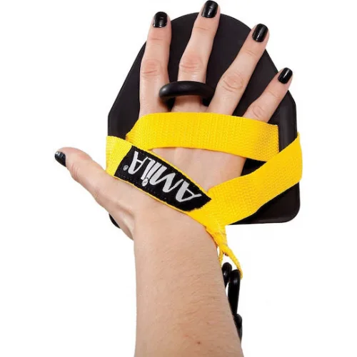 Amila Λάστιχο Εξάσκησης Κολύμβησης Light 47273 Μαύρο/Κίτρινο