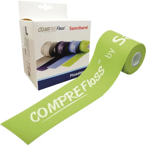 Sanctband CompreFloss Light Λάστιχο Floss Band 5cm x 2m Πράσινο Sanctband CompreFloss Light Λάστιχο Floss Band 5cm x 2m Πράσινο