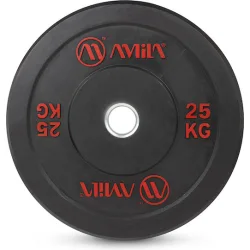 AMILA Δίσκος Ολυμπιακού Τύπου Λαστιχένιος 1 x 25kg Φ50mm
