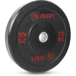 AMILA Δίσκος Ολυμπιακού Τύπου Λαστιχένιος 1 x 25kg Φ50mm