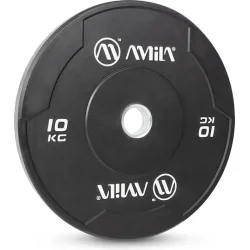AMILA Δίσκος Ολυμπιακού Τύπου Λαστιχένιος 1 x 10kg Φ50mm