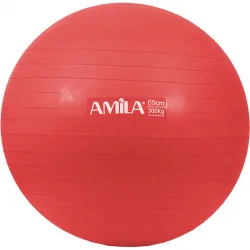 AMILA Μπάλα Pilates 75cm , 1.35kg σε Κόκκινο Χρώμα