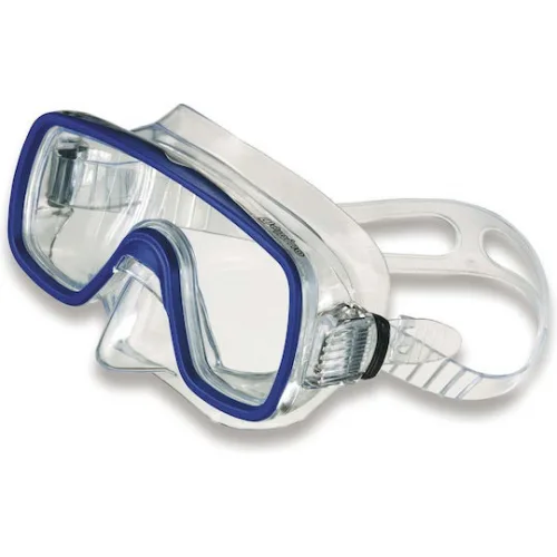 Salvas Μάσκα Θαλάσσης Σιλικόνης Παιδική Domino σε Μπλε χρώμα Salvas Μάσκα Θαλάσσης Σιλικόνης Παιδική Domino σε Μπλε χρώμα