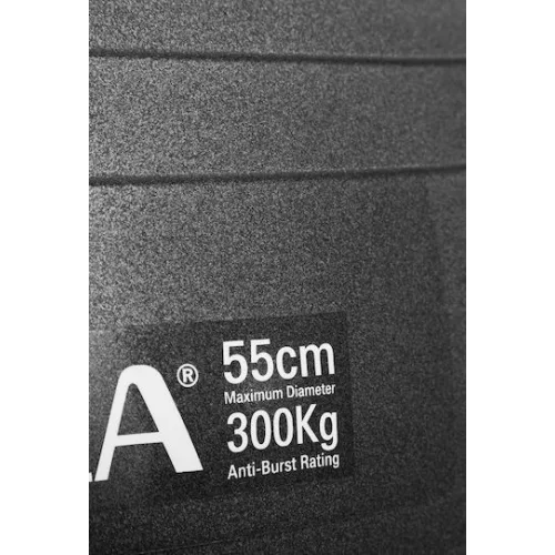 AMILA Μπάλα Pilates 55cm 0.95kg σε Μαύρο Χρώμα