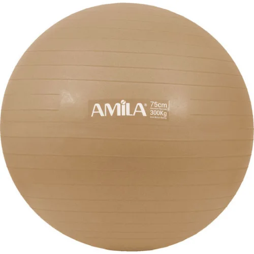Μπάλα Γυμναστικής Amila Gymball 75cm Χρυσή Bulk