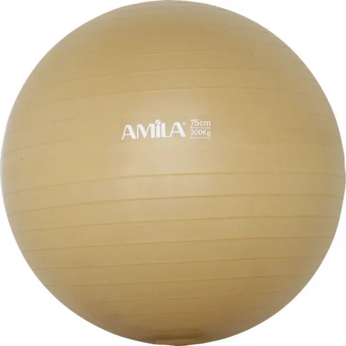 Μπάλα Γυμναστικής Amila Gymball 75cm Χρυσή Bulk