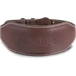 AMILA Ζώνη Μέσης Άρσης Βαρών Δερμάτινη
