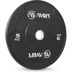 AMILA Δίσκος Ολυμπιακού Τύπου Λαστιχένιος 1 x 5kg Φ50mm