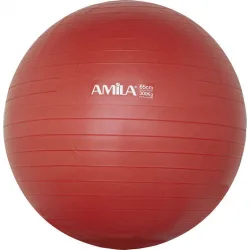 AMILA Μπάλα Pilates 65cm , 1.35kg σε Κόκκινο Χρώμα