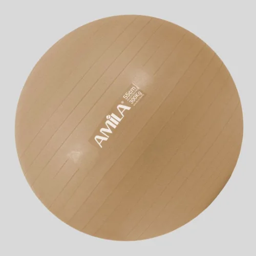 Μπάλα Γυμναστικής Amila Gymball 55cm Χρυσή Bulk