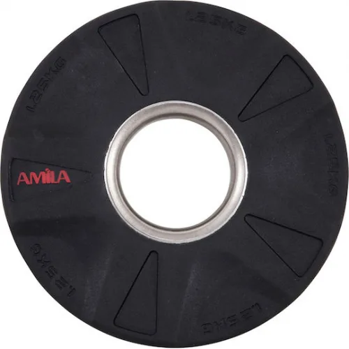 AMILA Δίσκος Ολυμπιακού Τύπου Λαστιχένιος 1 x 2.5kg Φ50mm