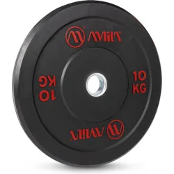 AMILA Δίσκος Ολυμπιακού Τύπου Λαστιχένιος 1 x 10kg Φ50mm