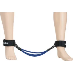 AMILA Λάστιχο Γυμναστικής Σωληνωτό Πολύ Σκληρό με Λαβές Μπλε 0.35m