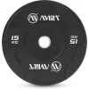 Δίσκος AMILA Black W Bumper Slim 50mm 15Kg