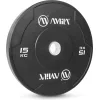 Δίσκος AMILA Black W Bumper Slim 50mm 15Kg
