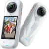 Insta360 X5 Action Camera 8K Satin White Limited Edition με Οθόνη και Wi-Fi Λευκή