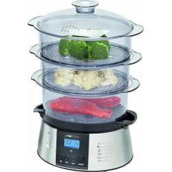 Clatronic DG 3547 Ατμομάγειρας με 3 Επίπεδα Μαγειρέματος 6lt