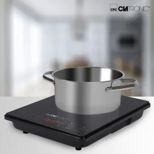 Clatronic EKI 3569 Επιτραπέζια Εστία Επαγωγική Μονή Μαύρη
