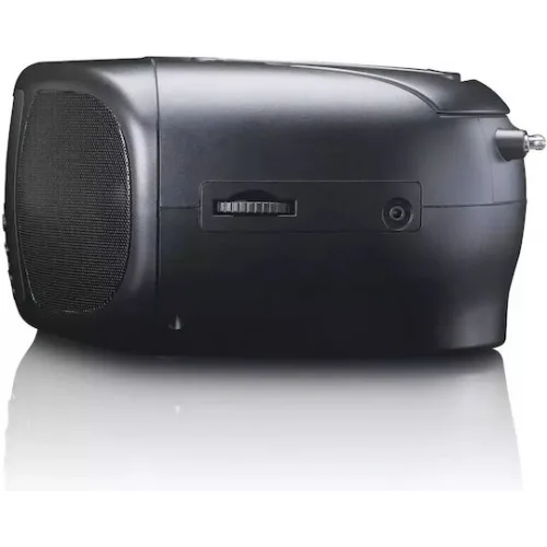 Lenco Φορητό Ηχοσύστημα με Ραδιόφωνο σε Μαύρο Χρώμα