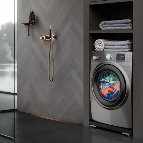 Meliconi 070-0645 Βάση Πλυντηρίου/Στεγνωτηρίου με Ρόδες 60x61εκ.