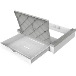 Meliconi Torre Βάση Πλυντηρίου/Στεγνωτηρίου από Πλαστικό με Συρτάρι Meliconi Torre Βάση Πλυντηρίου/Στεγνωτηρίου από Πλαστικό με Συρτάρι