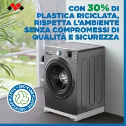 Meliconi Wash 656146 Βάση Πλυντηρίου/Στεγνωτηρίου από Πλαστικό με Ρόδες Meliconi Wash 656146 Βάση Πλυντηρίου/Στεγνωτηρίου από Πλαστικό με Ρόδες
